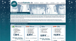 Desktop Screenshot of musikflatrate.de